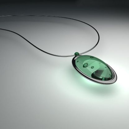 Bild på Elegant Gemstone Necklace (rental)