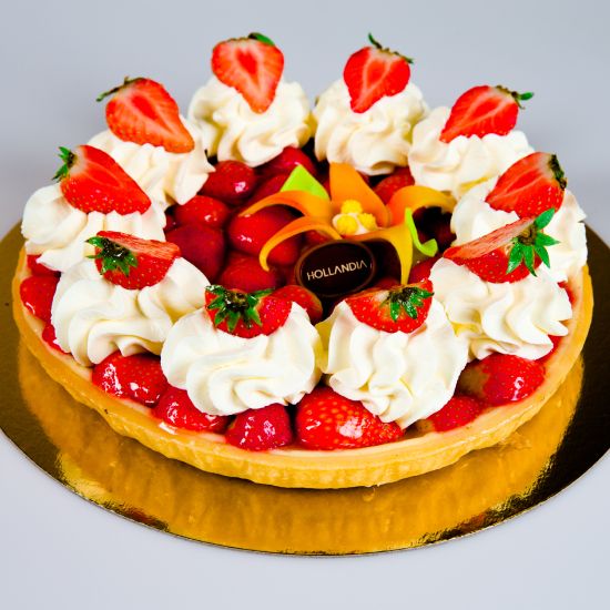 Jordgubbscheesecake